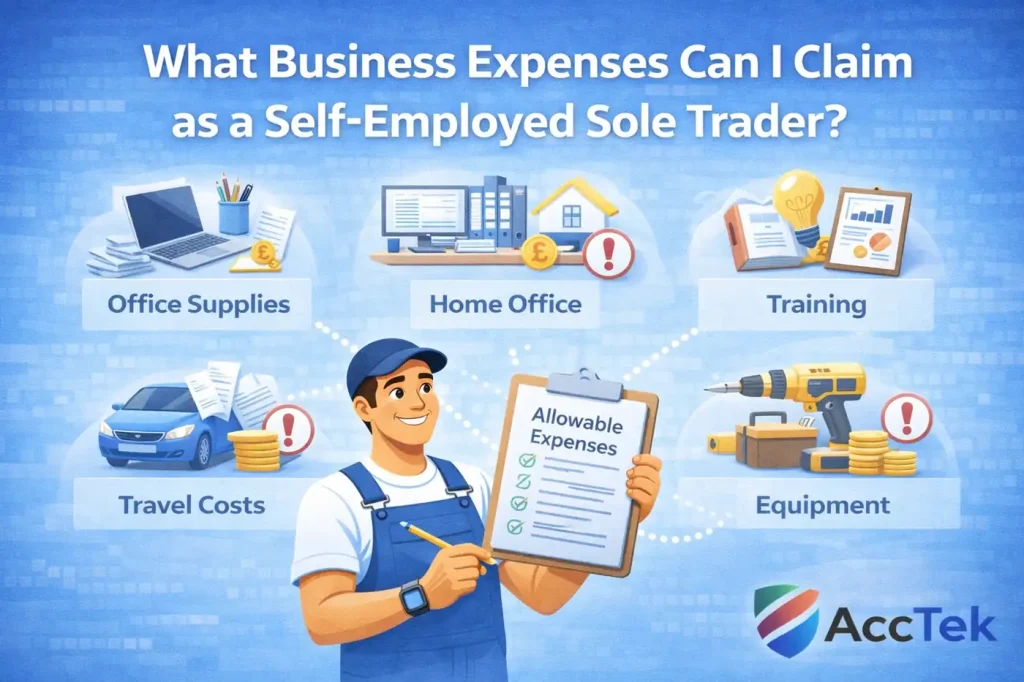 What business expenses can I claim as a Sole Trader?