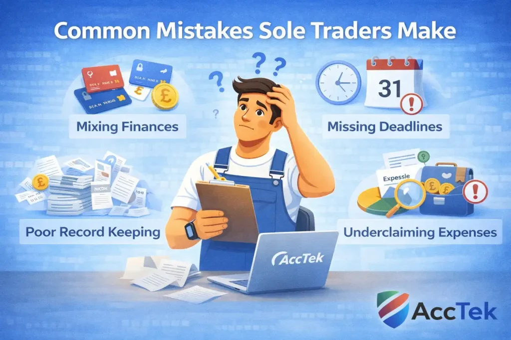 Common mistakes sole traders make