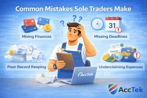 Common mistakes sole traders make
