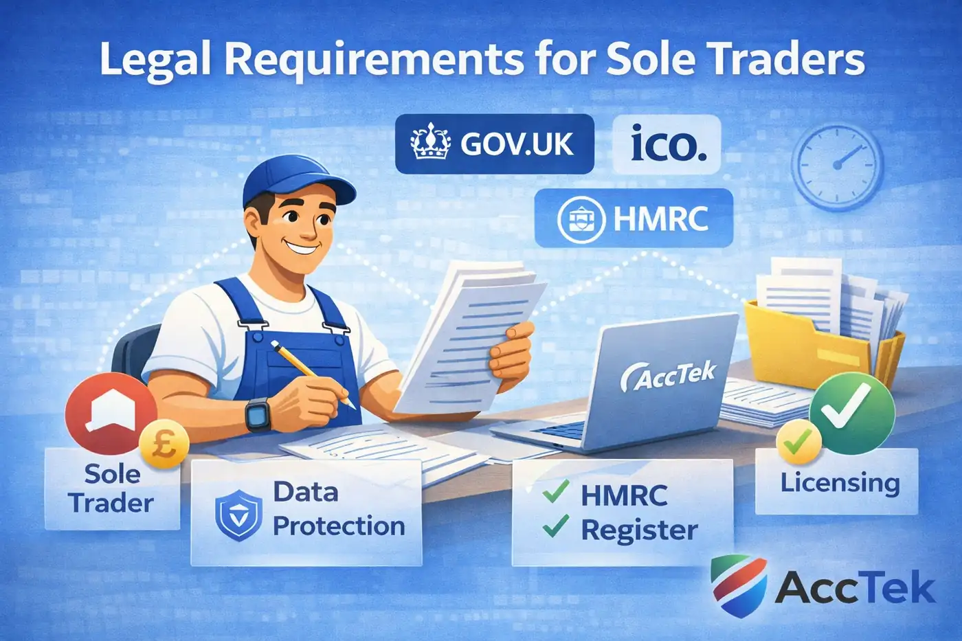 Legal requirements for UK sole traders — HMRC registration and compliance