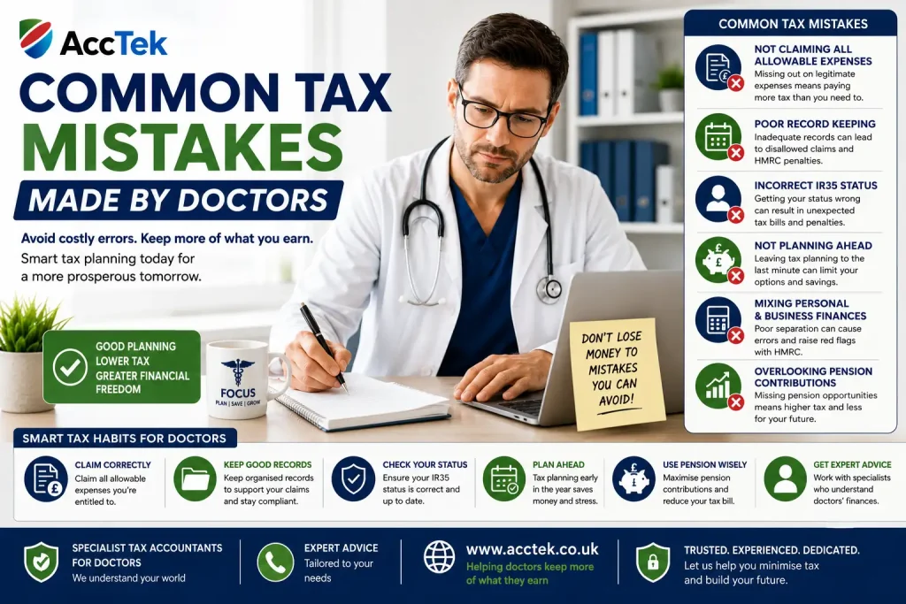 Common Tax Mistakes Made by Doctors