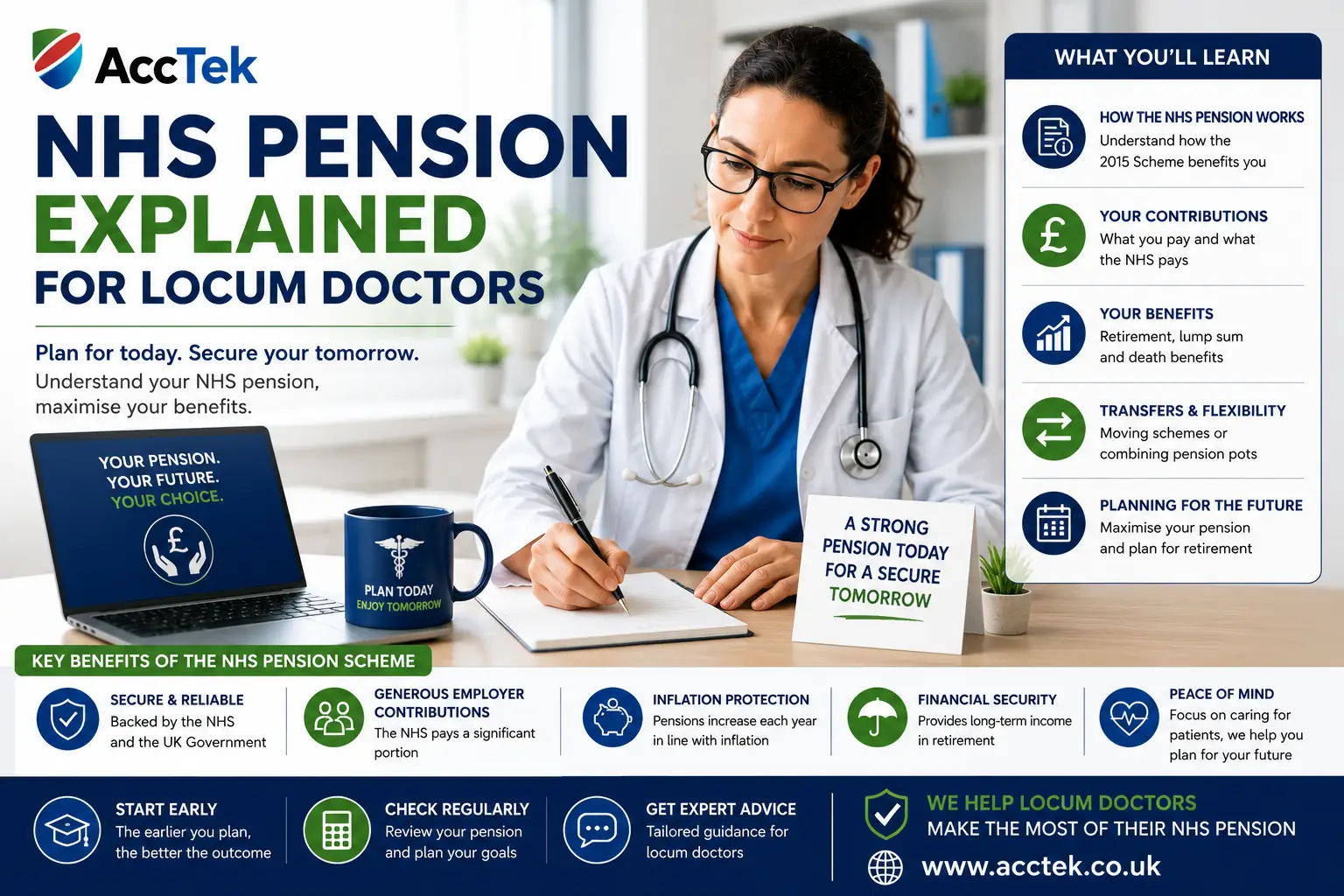 NHS pension explained for locum doctors in the UK