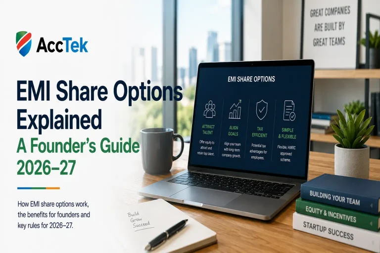 EMI Share Options Explained: A UK Founder’s Guide for 2026/27