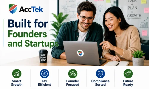 Built for Founders and Startups | AccTek startup founders collaborating on business growth strategy with AccTek startup accounting support