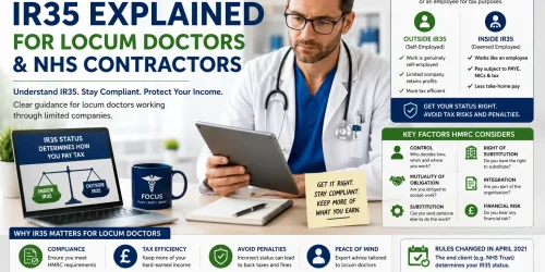 IR35 Explained for Locum Doctors & NHS Contractors IR35 explained for locum doctors and NHS contractors in the UK